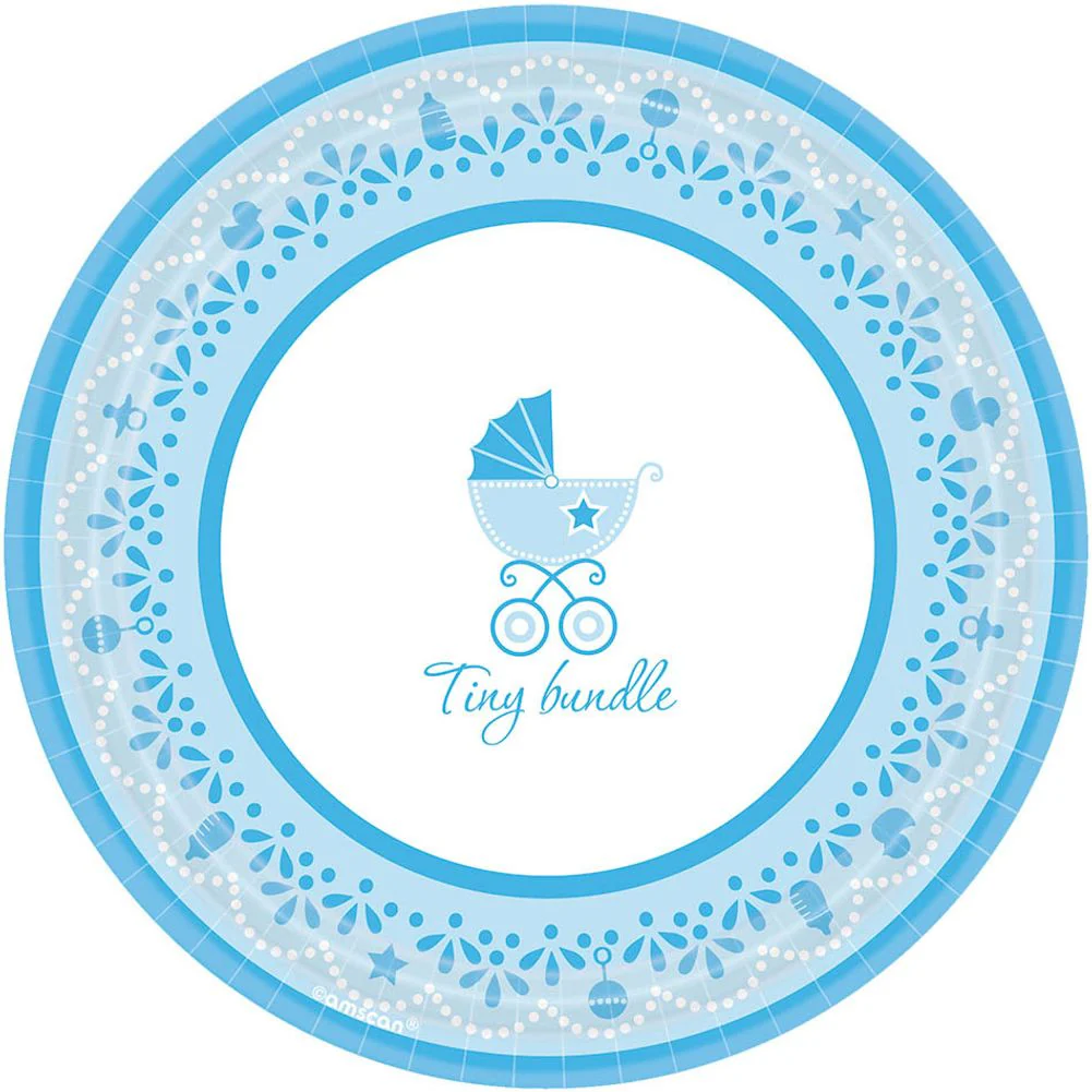 Celebrate Baby Boy Dessert Plates (18ct)