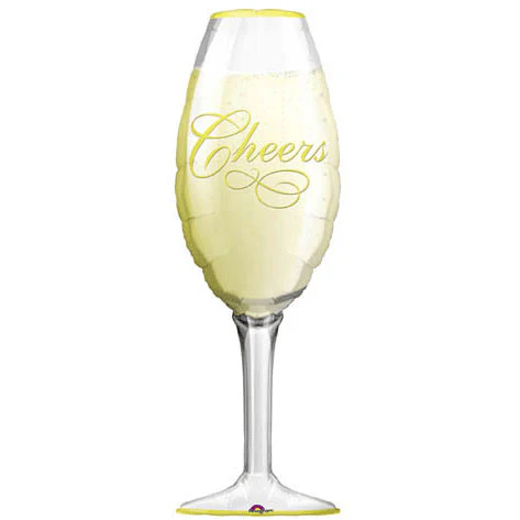 Champagne Glass Flat Super Shape