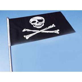 Cloth Pirate Flag -12" (1 ct)