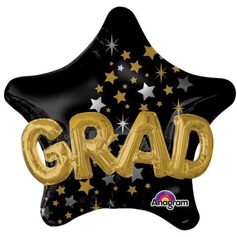 CONGRATS GRAD STAR MULTI-BALLOON