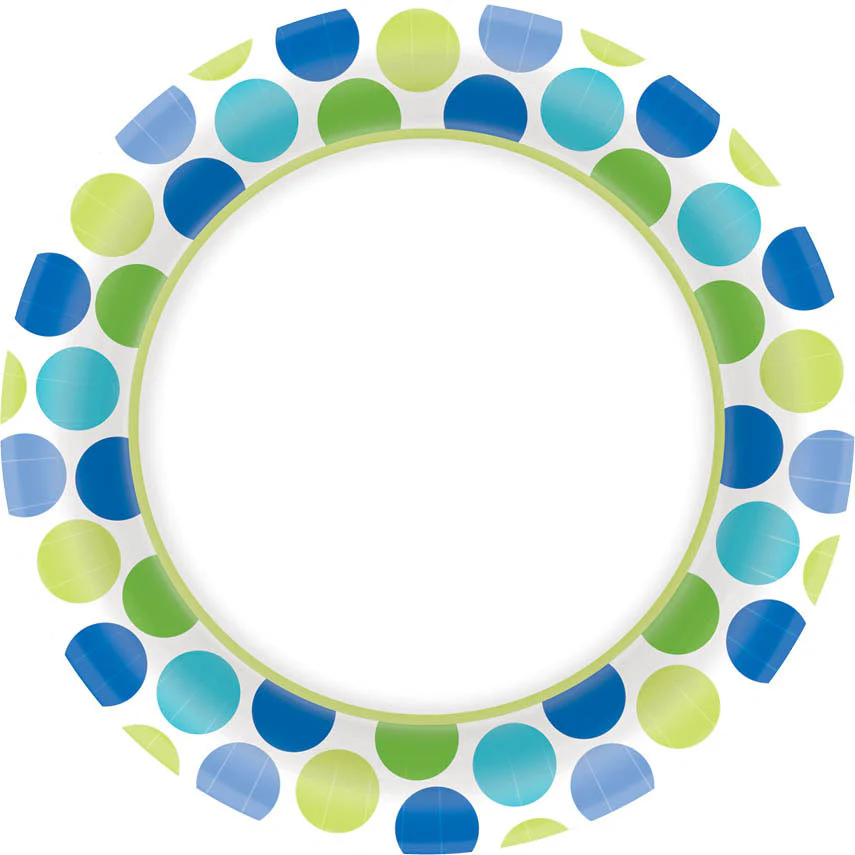 Cool Dots Dinner Plates (40ct)