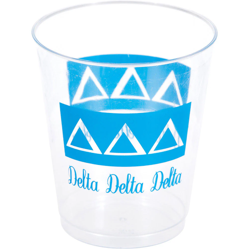 Delta Delta Delta 10oz Plastic Tumblers