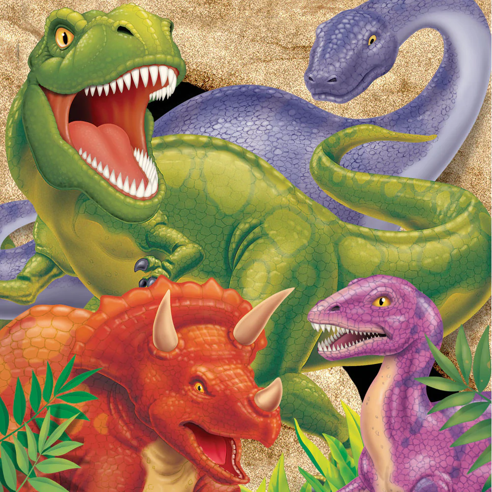 Dino Blast Luncheon Napkins (16ct)