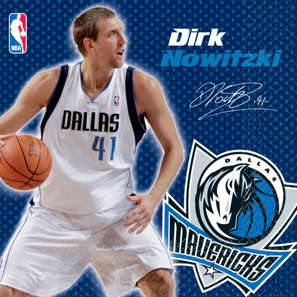 Dirk Nowitzki Luncheon Napkins (16ct)