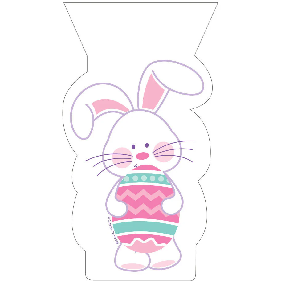 Easter Bunny Shaped Cello Bags