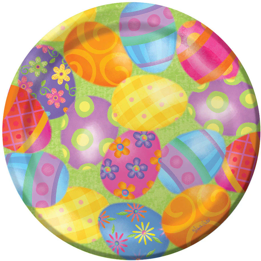 Eggstra Fun Dinner Plates (8ct)