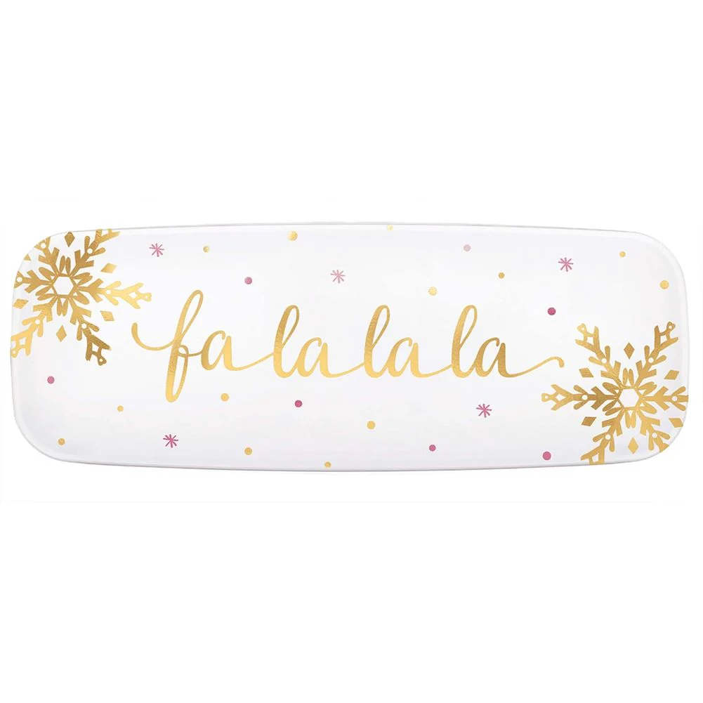 Fa La La La La Plastic Platter