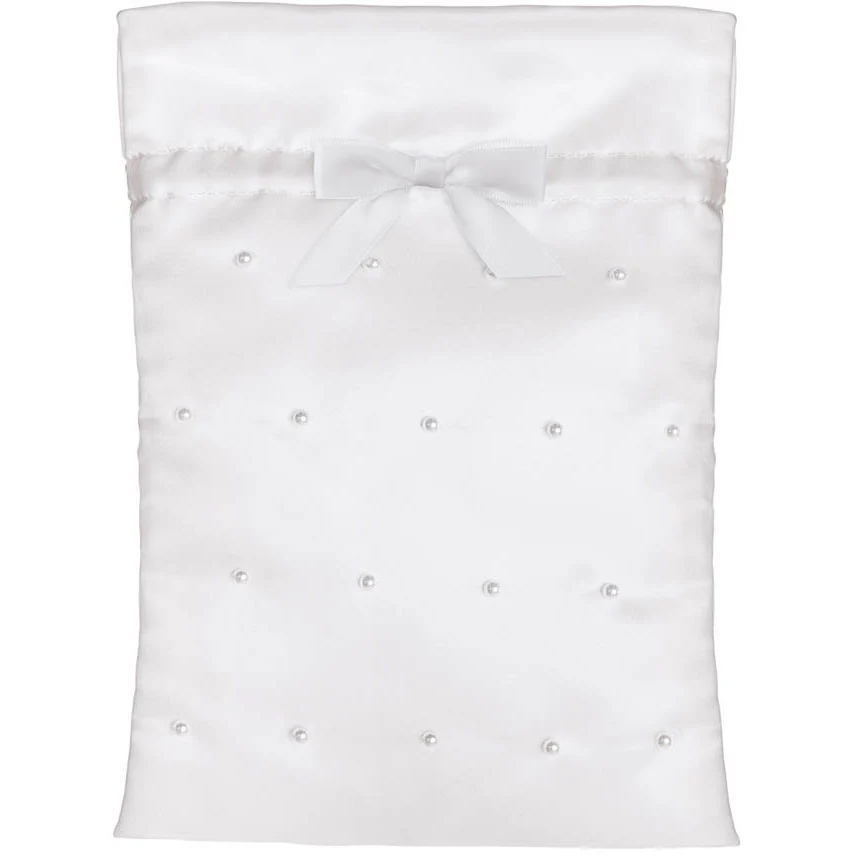 Fabric Money Pouch - White