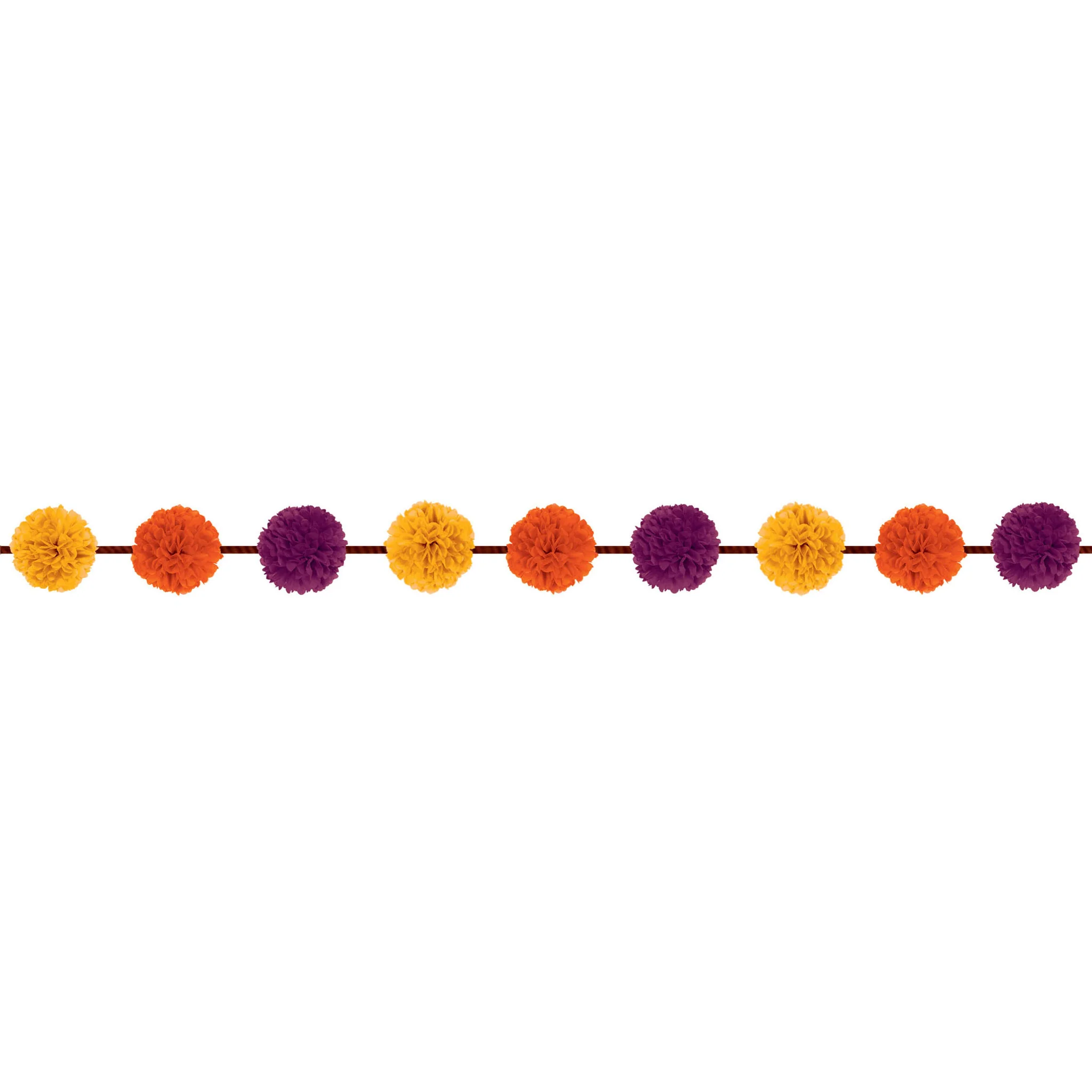 Fall Fluffy Ball Garland