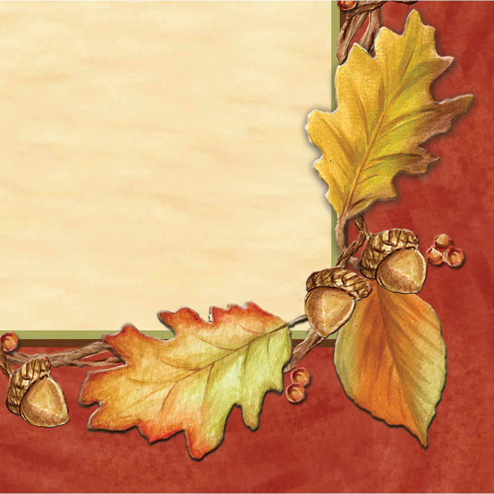 Fall Foliage Beverage Napkins (16ct)