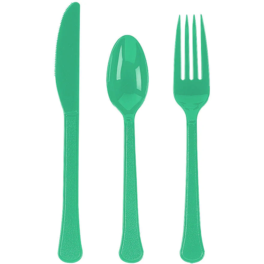 Festive Green Value Cutlery Window Box