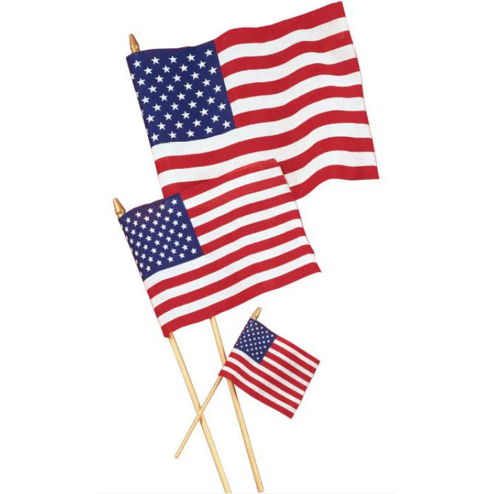4" x 6" Cloth American Flag