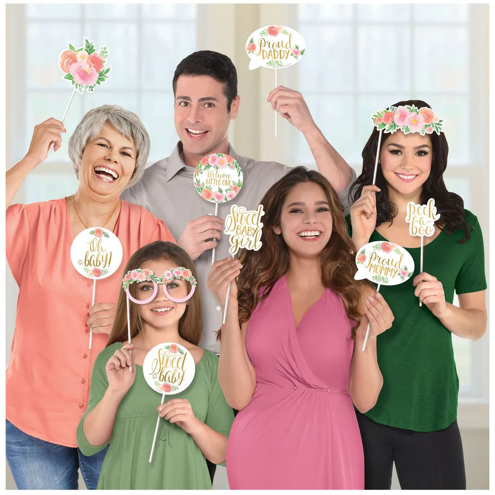 Floral Baby Photo Props (13 ct)