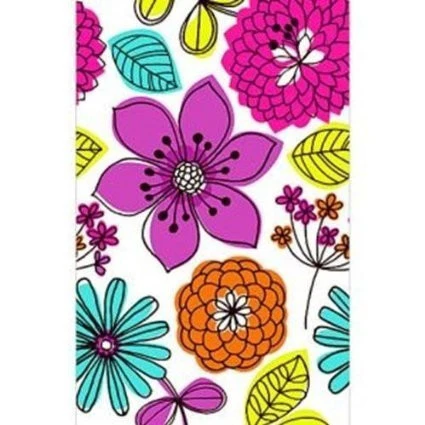 Floral Chic Plastic Table Cover