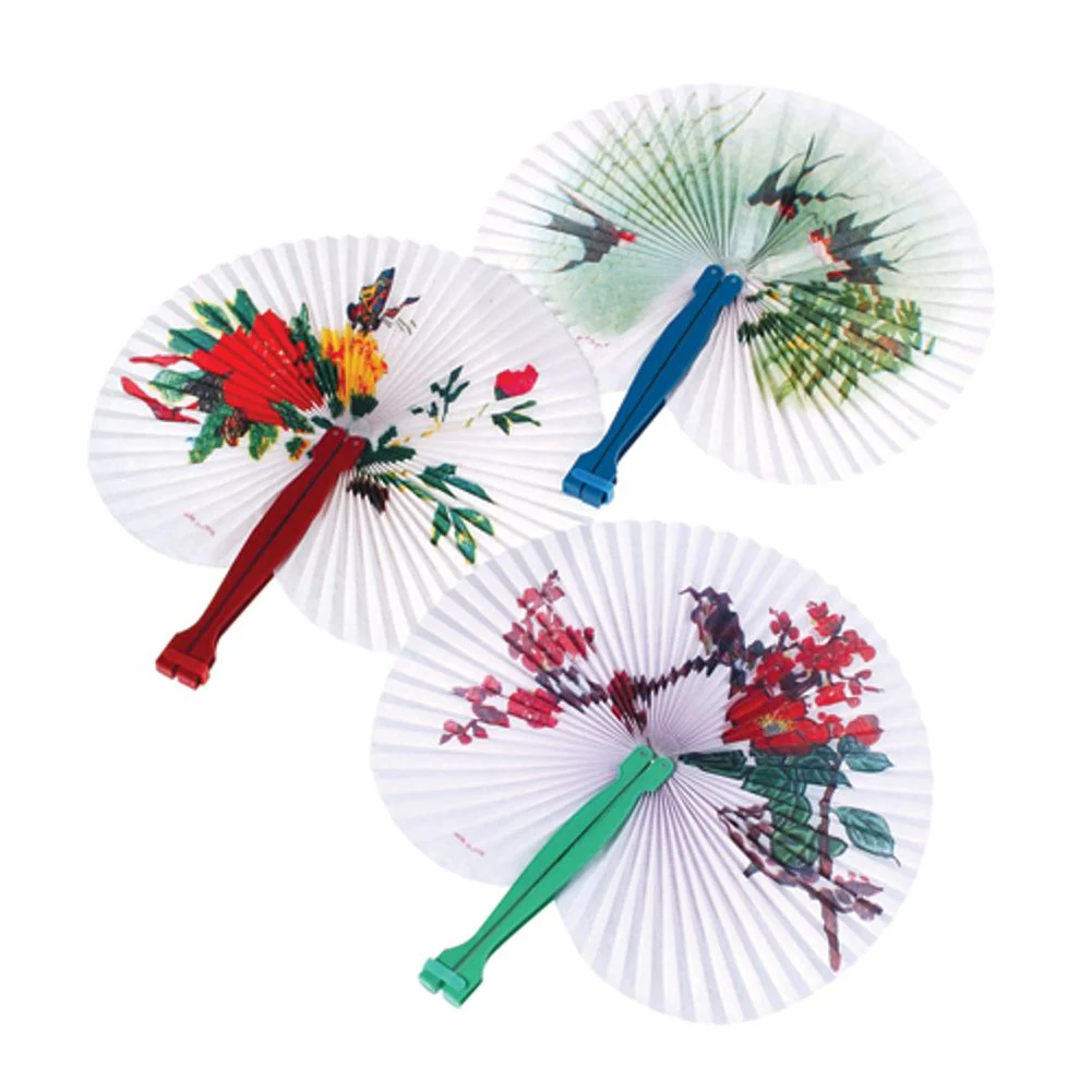 Folding Fans (12ct)