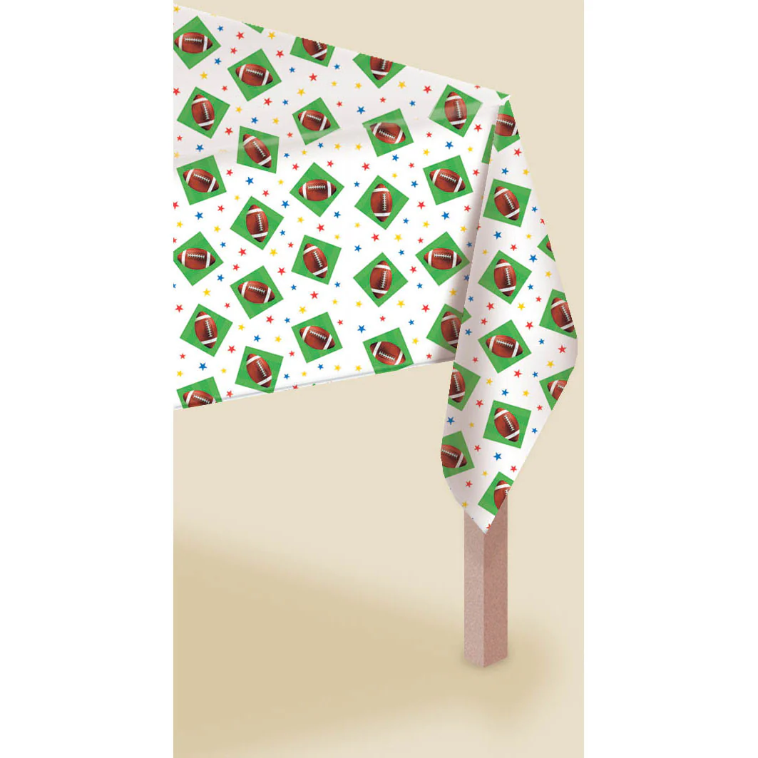 Football Plastic Table Cover