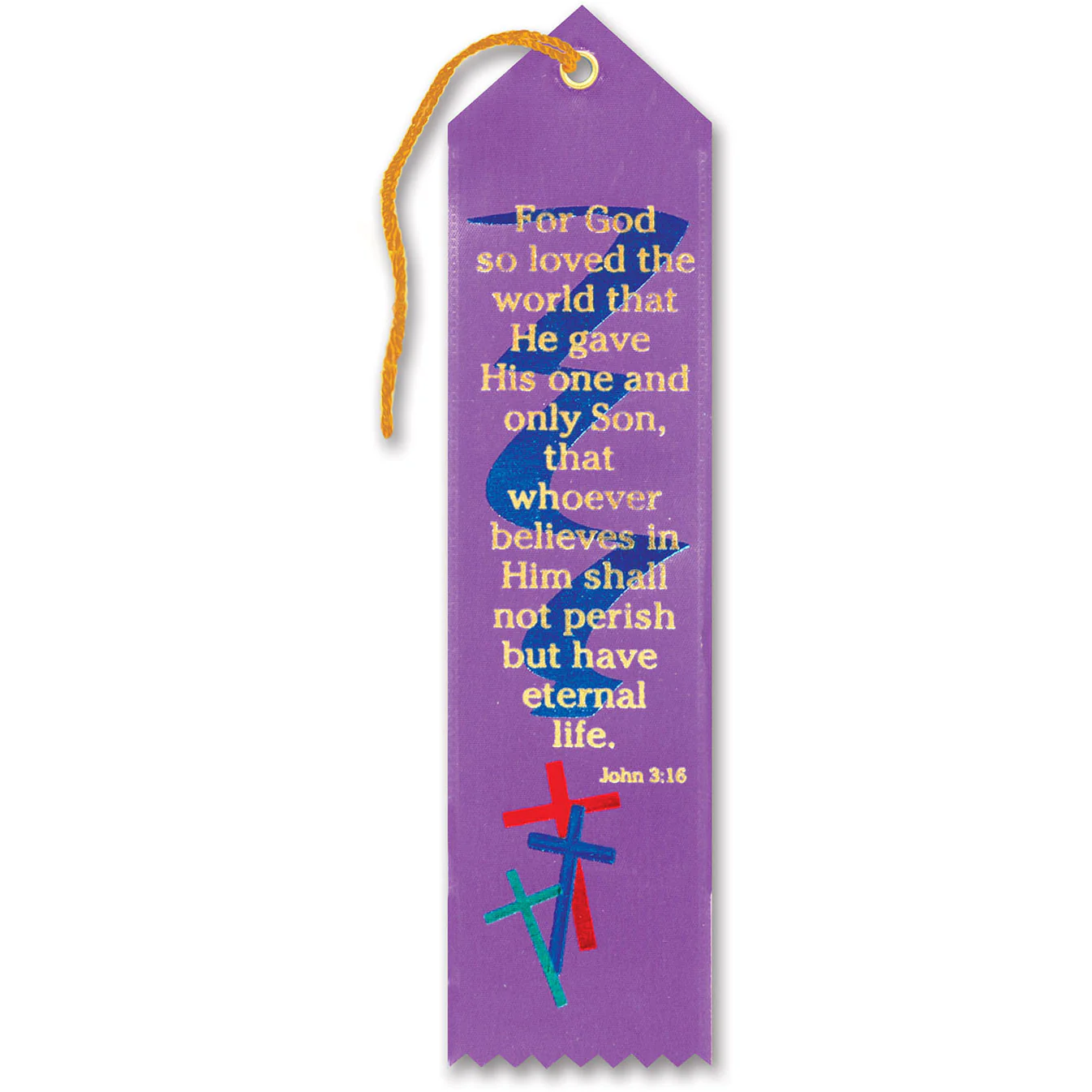 For God So Loved The World Inspirational Ribbon