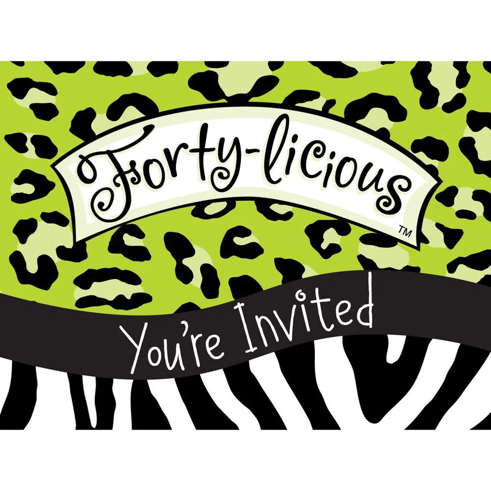 Forty-Licious Invitation, Gatefold