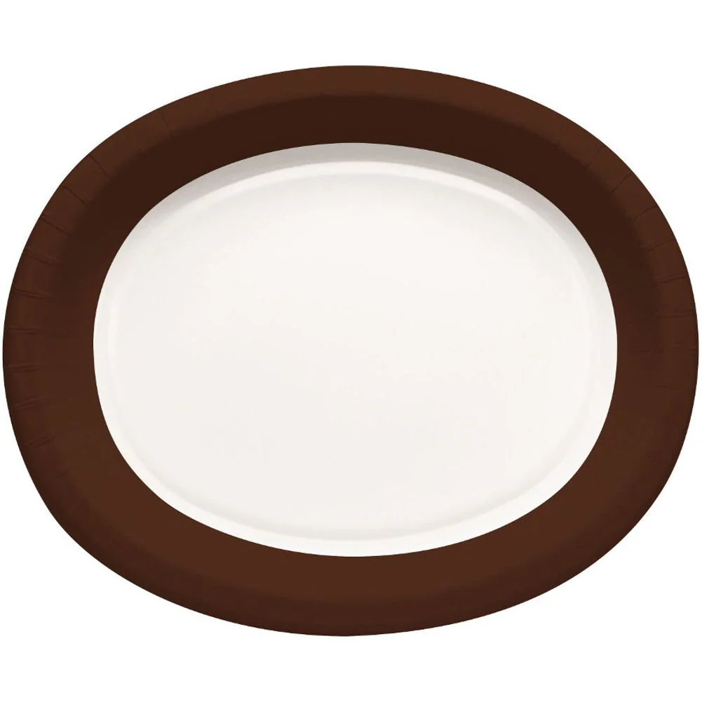 Fresh Lime Coordinates Oval Banquet Plates (8ct)
