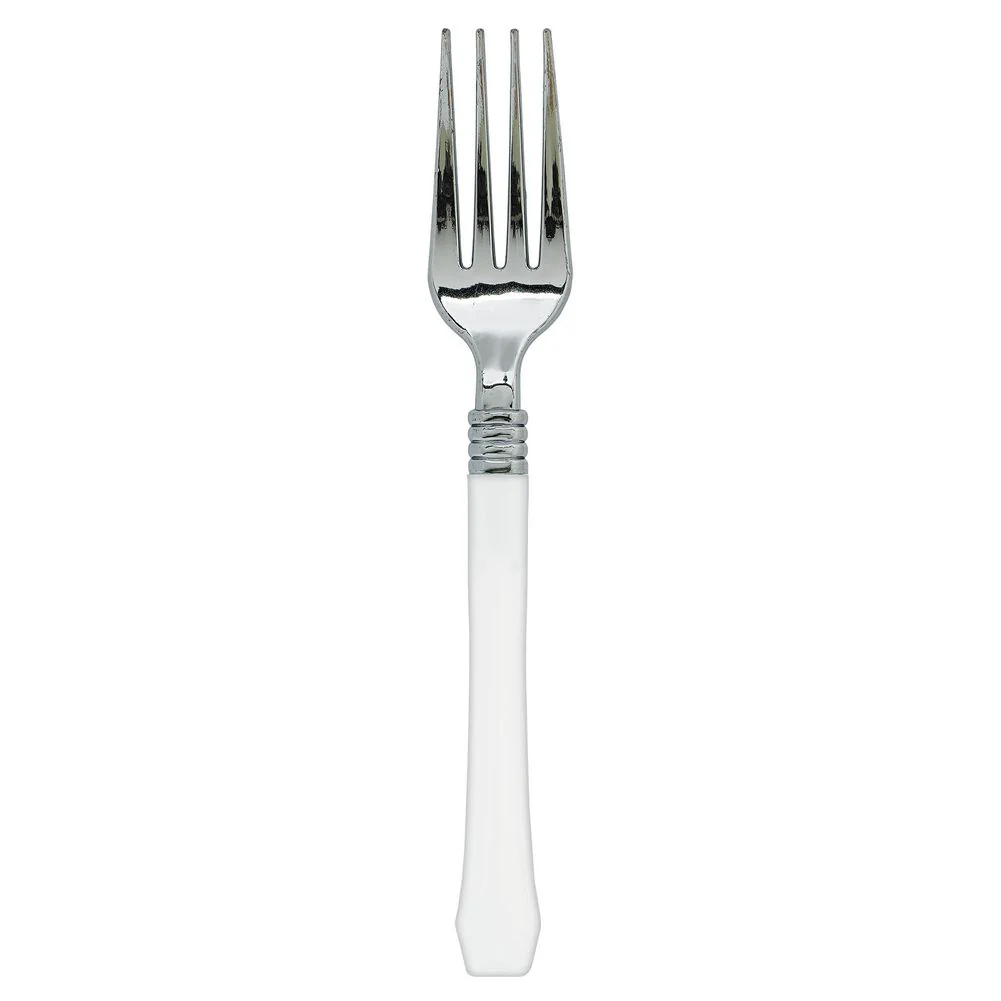 Frosty White Classic Choice Premium Forks (20ct)