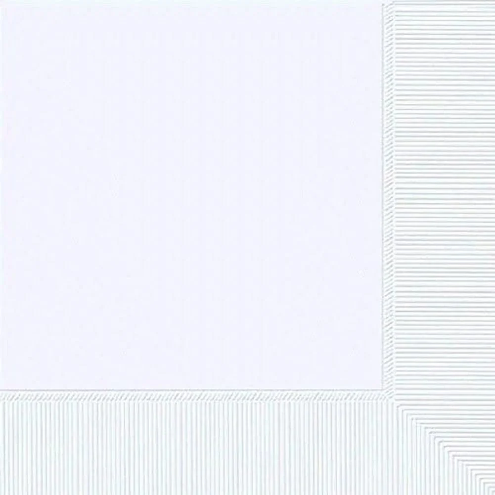 Frosty White Dinner Napkins (20ct)