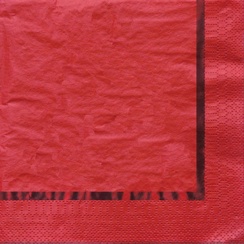 Glitz Red Luncheon Napkins (16ct)