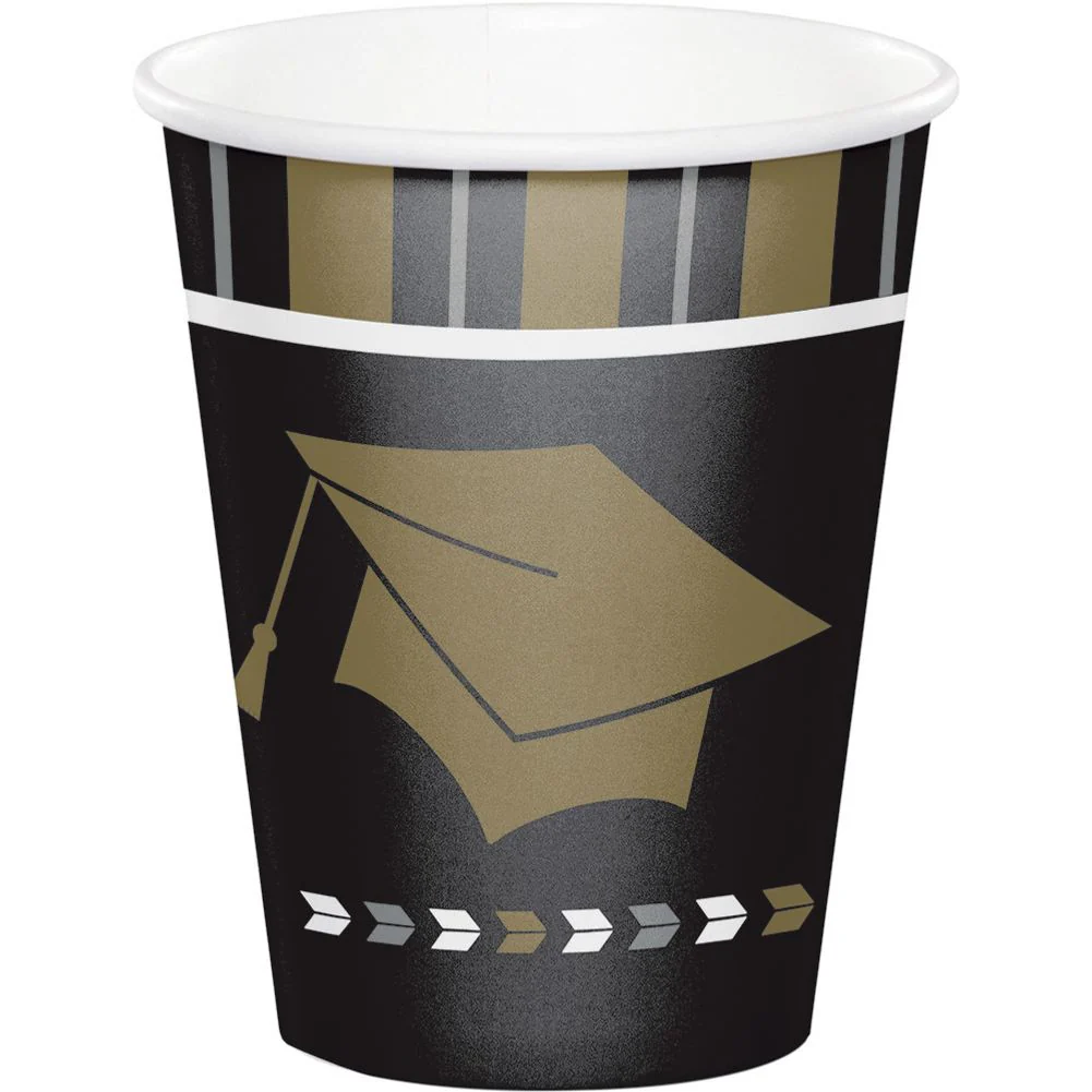 Glitzy Glad 9oz Paper Cup (8ct)