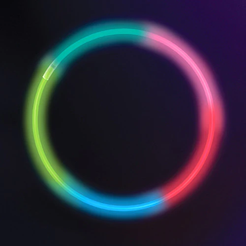 Glow Rainbow Necklaces