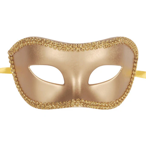 Gold Half Mask