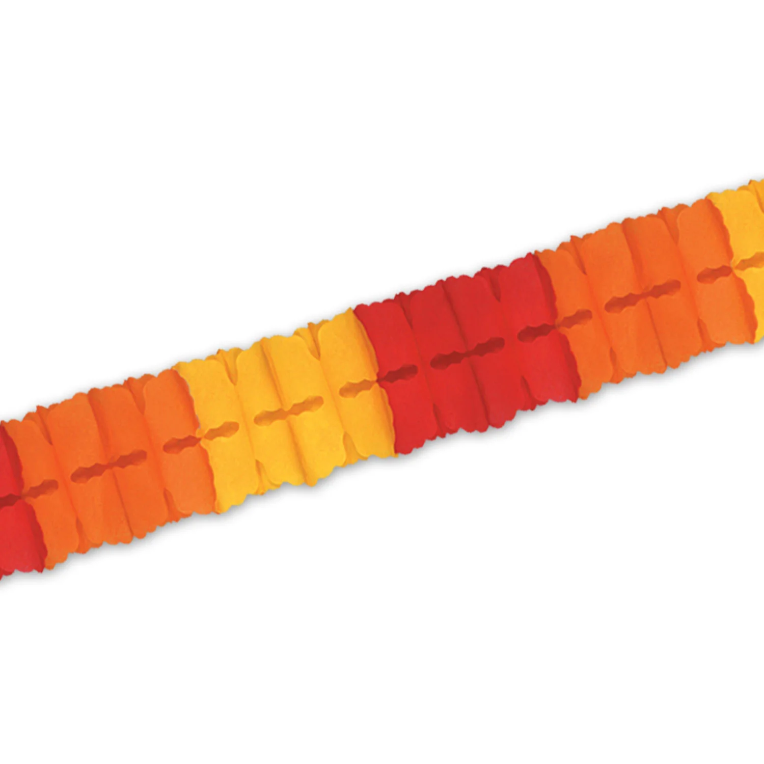 Gold Orange Red Leaf Garland