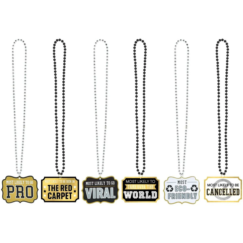 Grad Most Likely To... Necklaces (6ct)