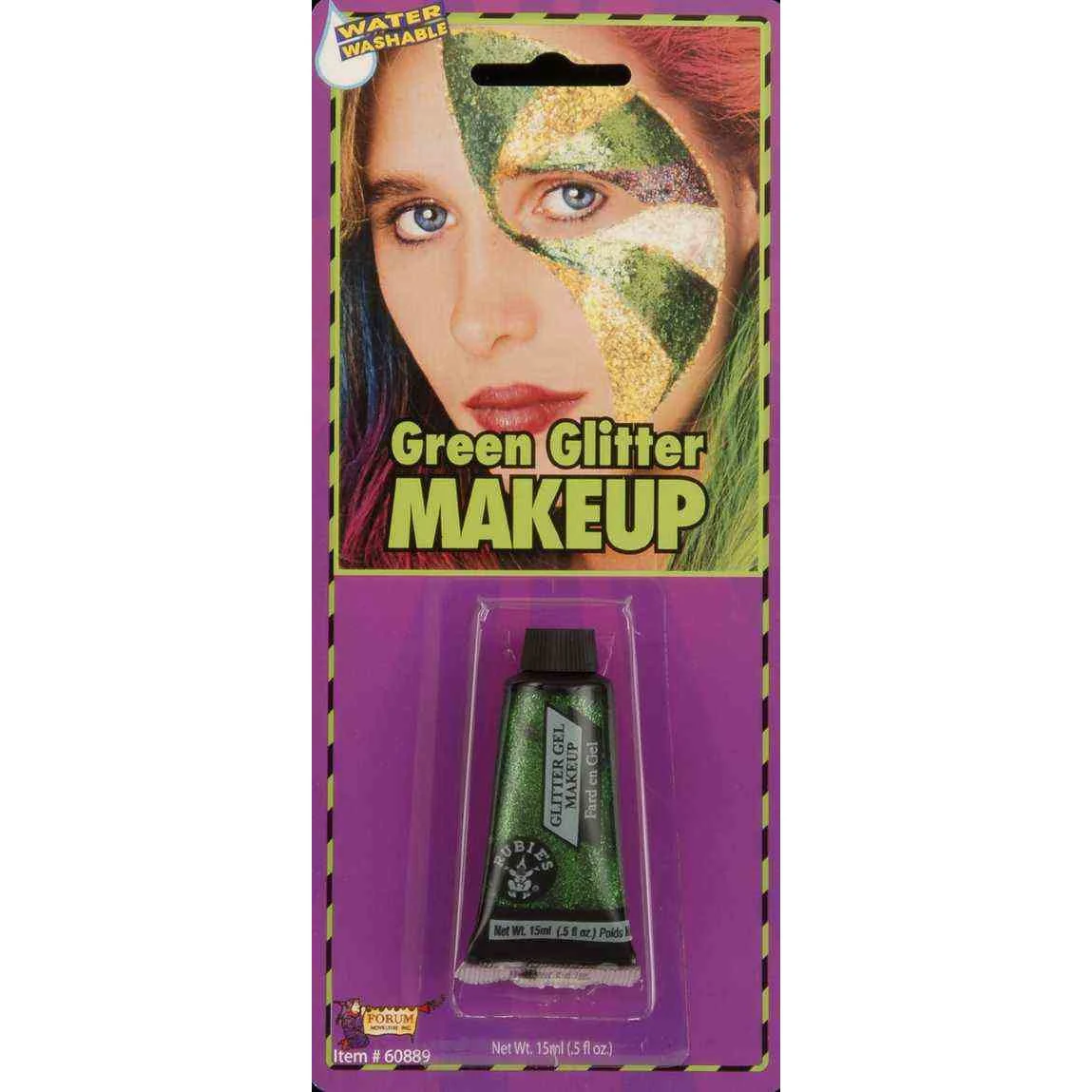Green Glitter Makeup