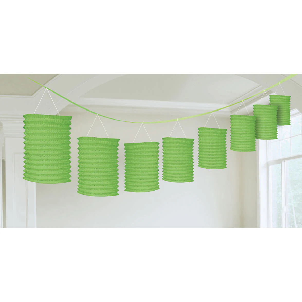Kiwi Green Lantern Garland