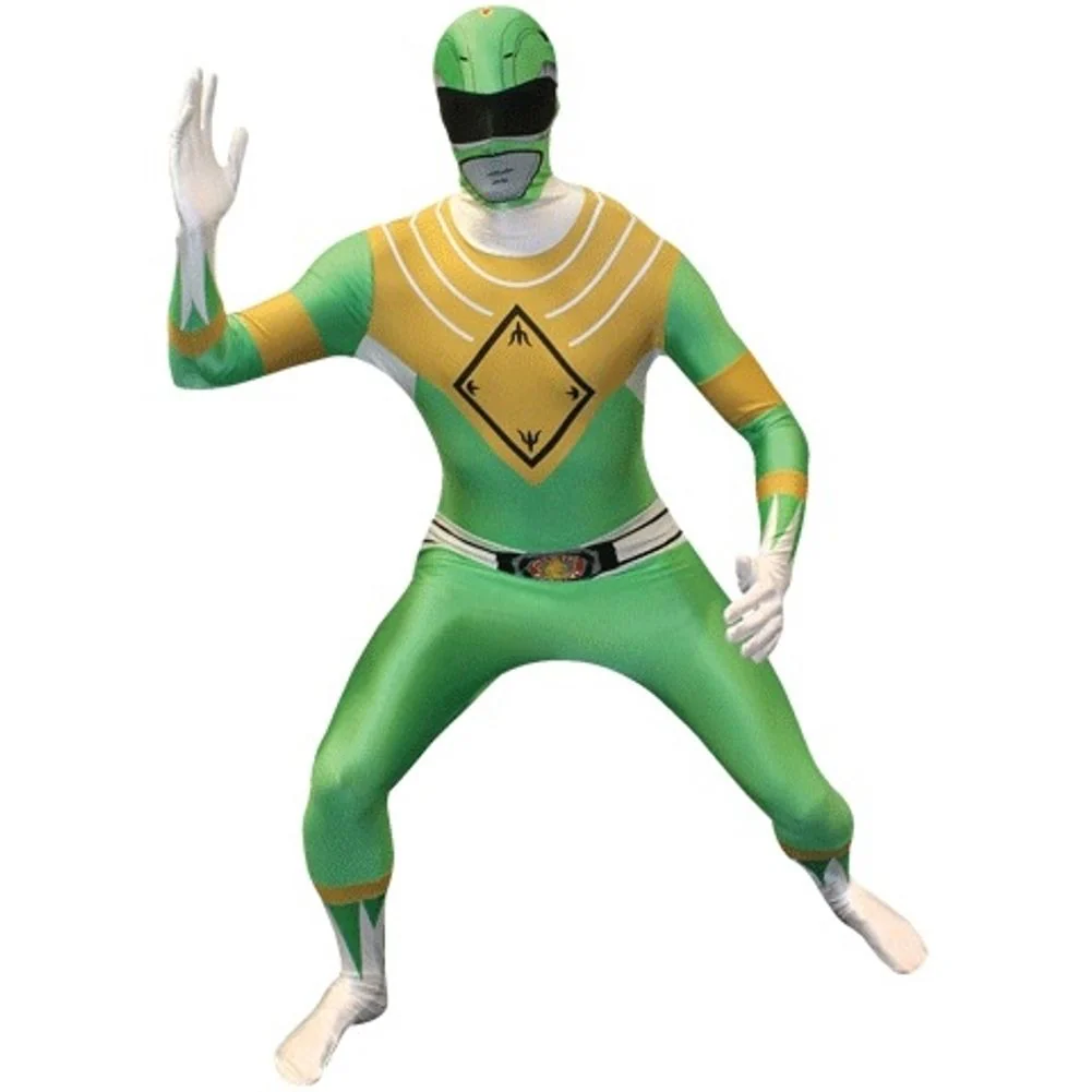 GREEN POWER RANGERS ADULT MORPHSUIT X-LARGE
