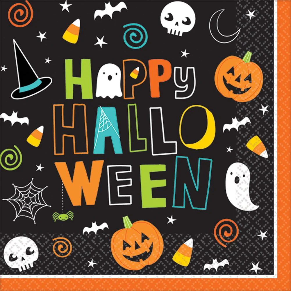 Hallo-ween Friends Beverage Napkins (125ct)