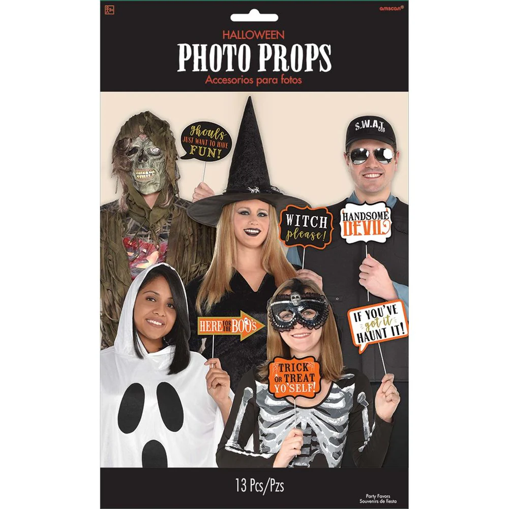 Halloween Words Photo Prop Kit (1ct)