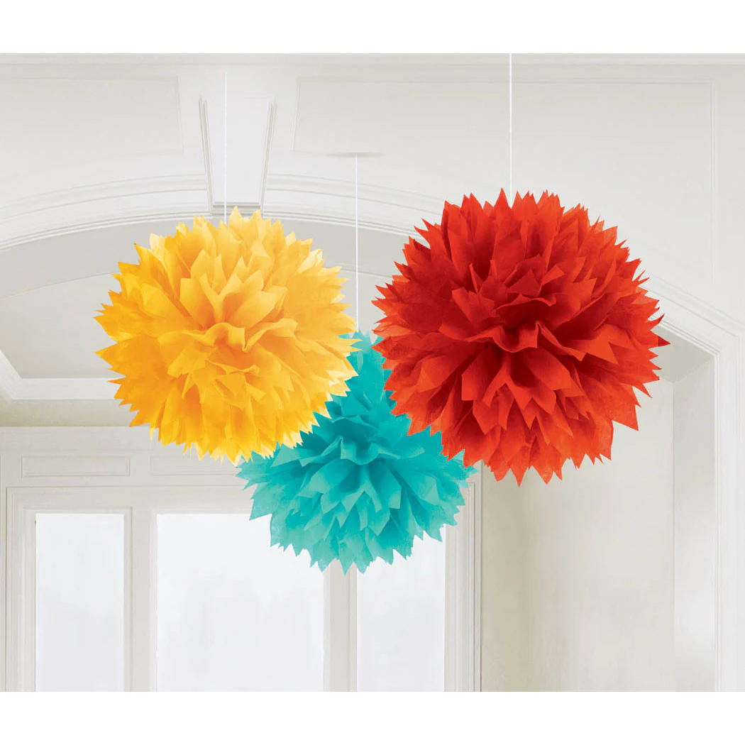 Hanging Pom Poms- Fiesta