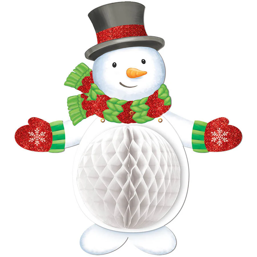 Hanging Woodland Snowman