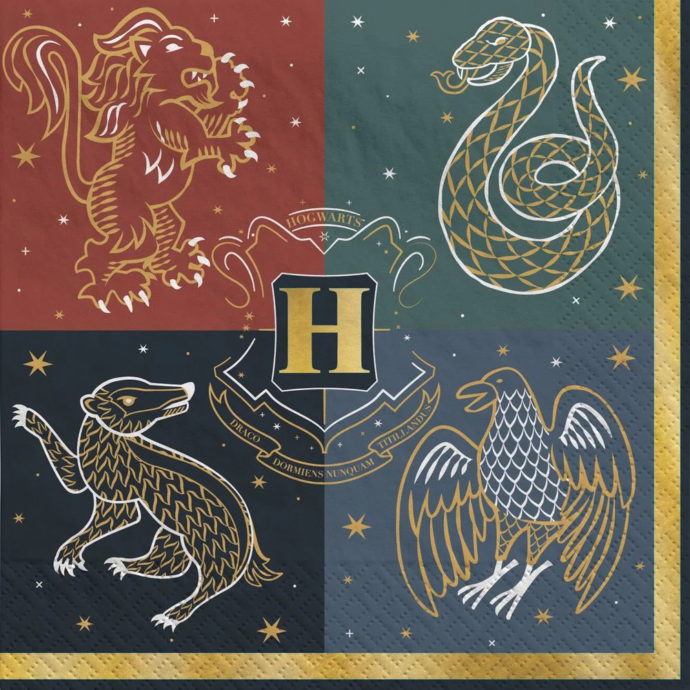 Harry Potter Hogwarts United Beverage Napkins (16ct)