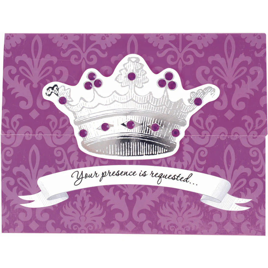 Her Majesty Novelty Invites (8ct)