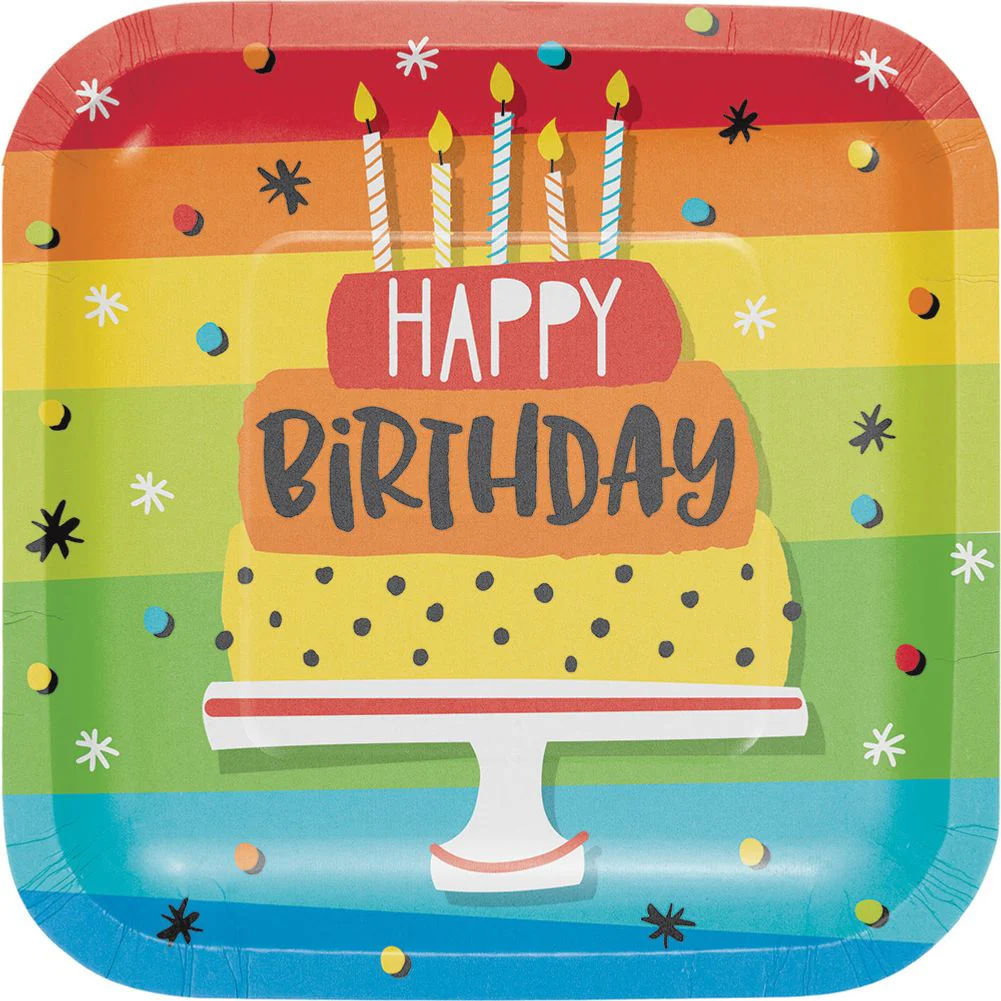 Hoppin' Birthday Dessert Plates (8 ct)