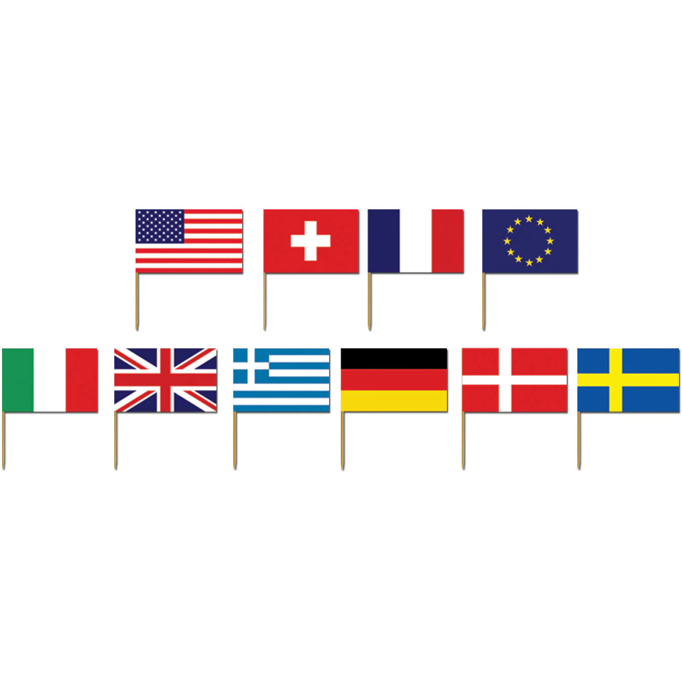 International Flag Picks