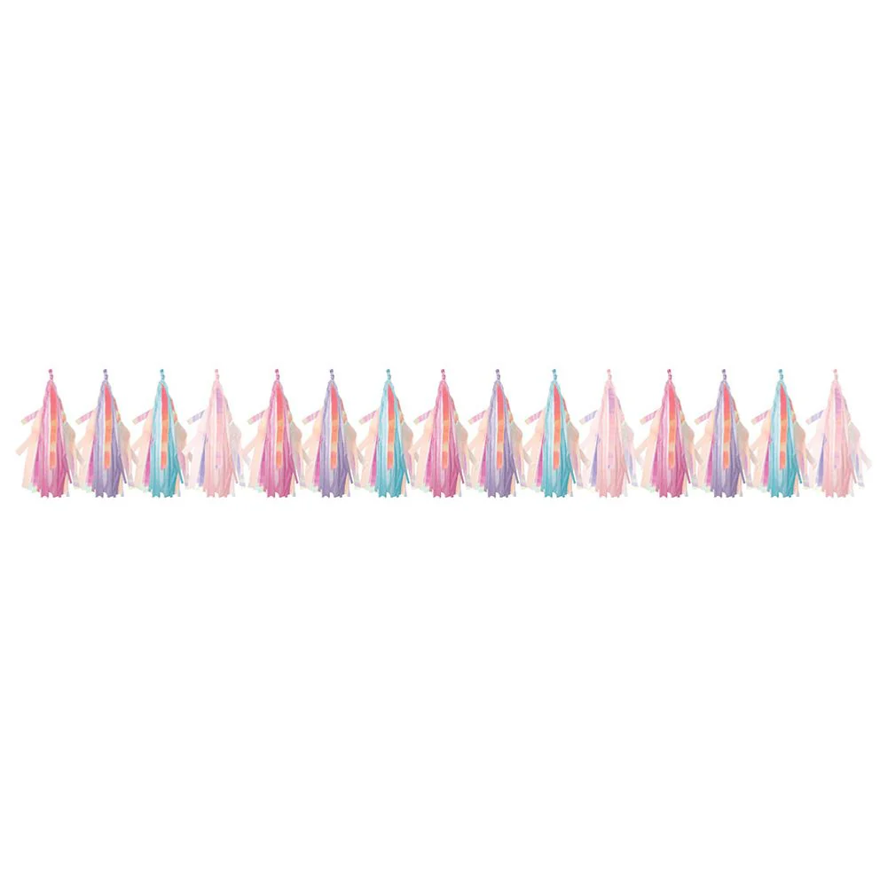 Iridescent Party Tassel Garland