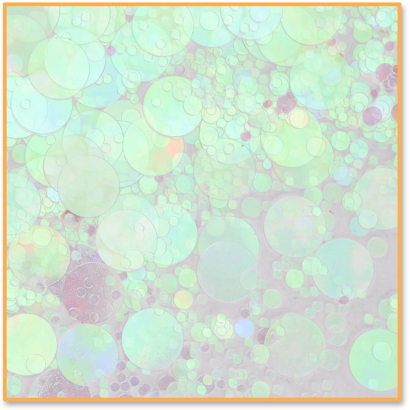 Iridescent Polkadots Confetti