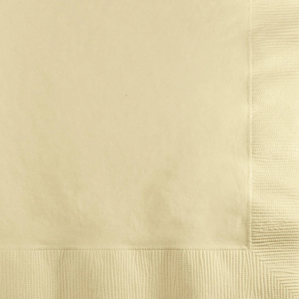 Ivory Beverage Napkins (50ct)