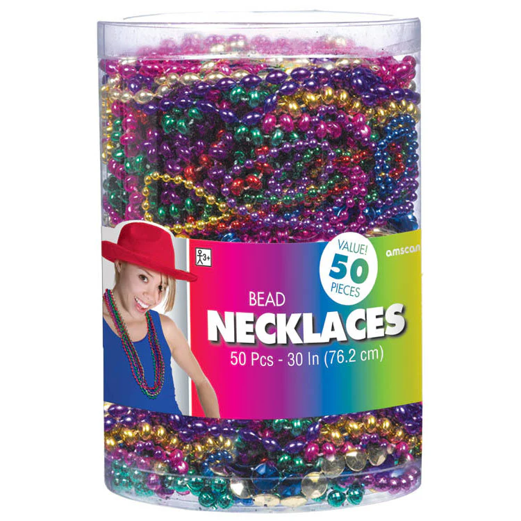 Jewel Tone Assorted Metallic Beads