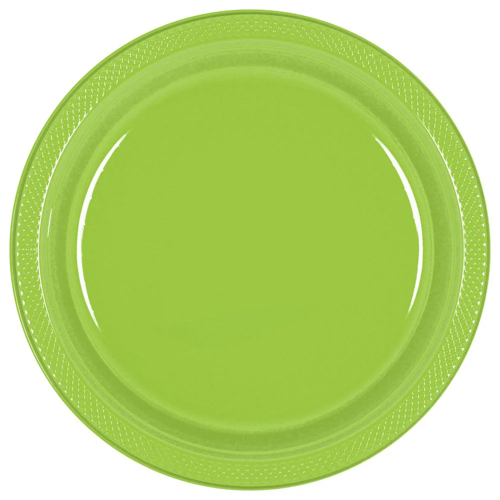 Kiwi Plastic Dessert Plates (20ct)