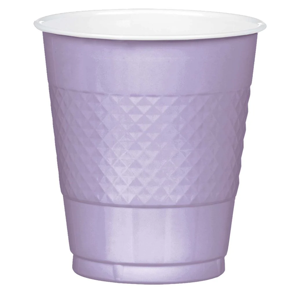 Lavender 12 oz Plastic Cups (20ct)