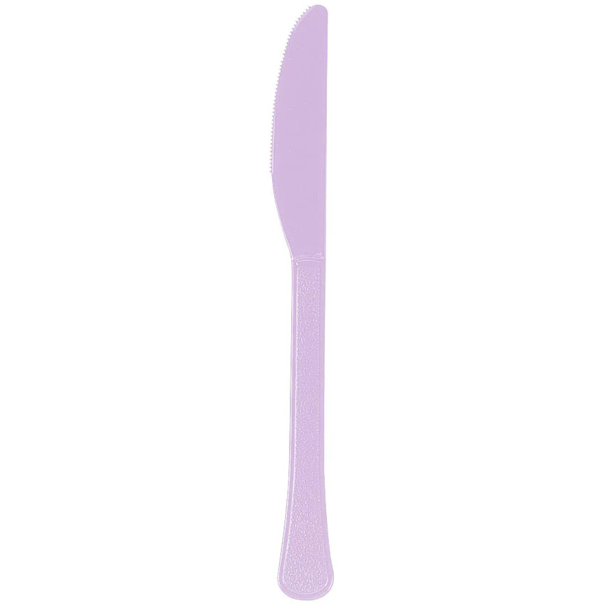 Lavender Heavy Weight Plastic Knives (48ct)