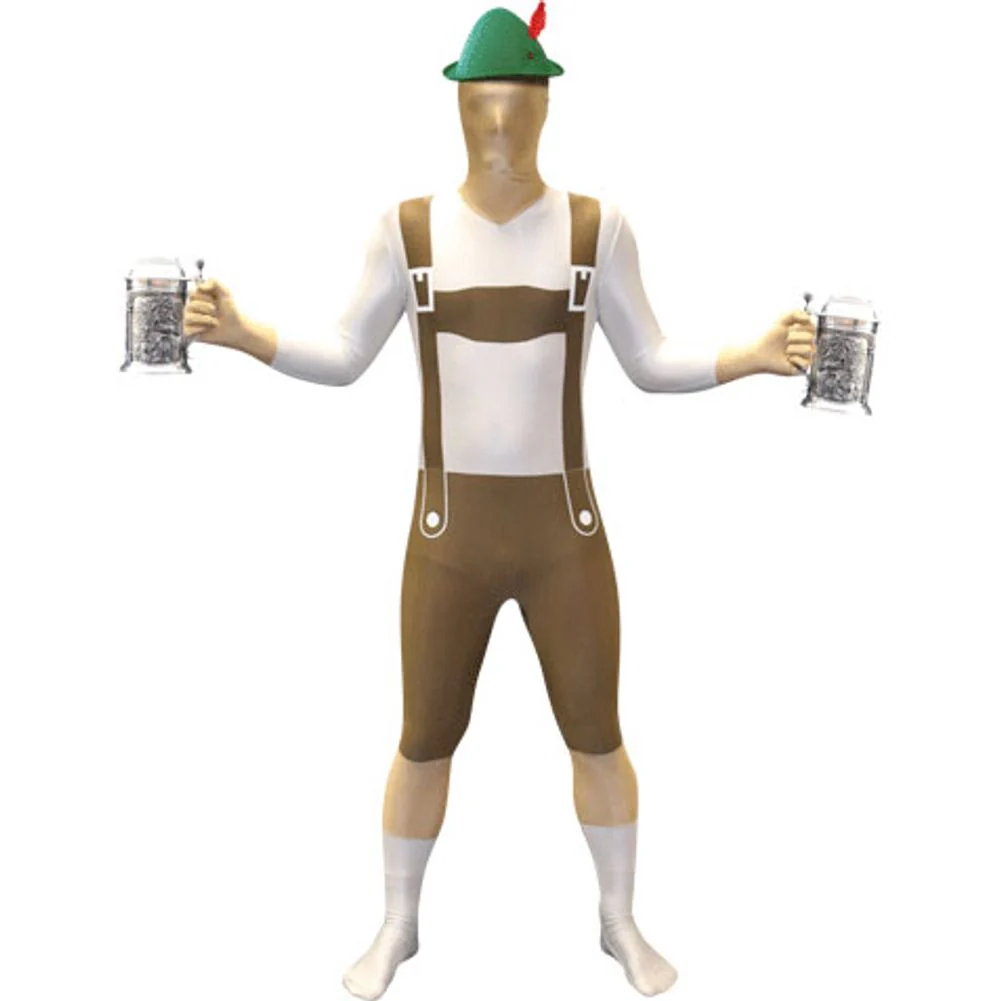 Lederhosen Morphsuit Mens X-Large